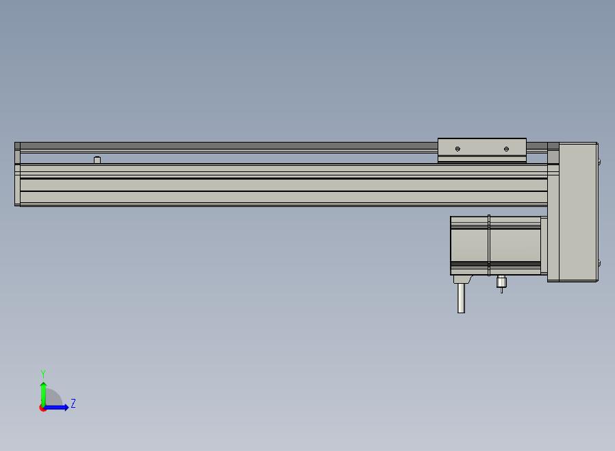 SYS12-350-BM-200W滚珠花健、支撑座、滚珠丝杠、交叉导轨、直线模组.STEP