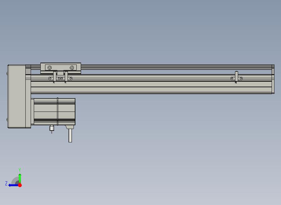 SYS12-350-BM-200W滚珠花健、支撑座、滚珠丝杠、交叉导轨、直线模组.STEP