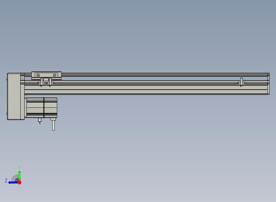 SYS12-550-BM-200W滚珠花健、支撑座、滚珠丝杠、交叉导轨、直线模组.STEP