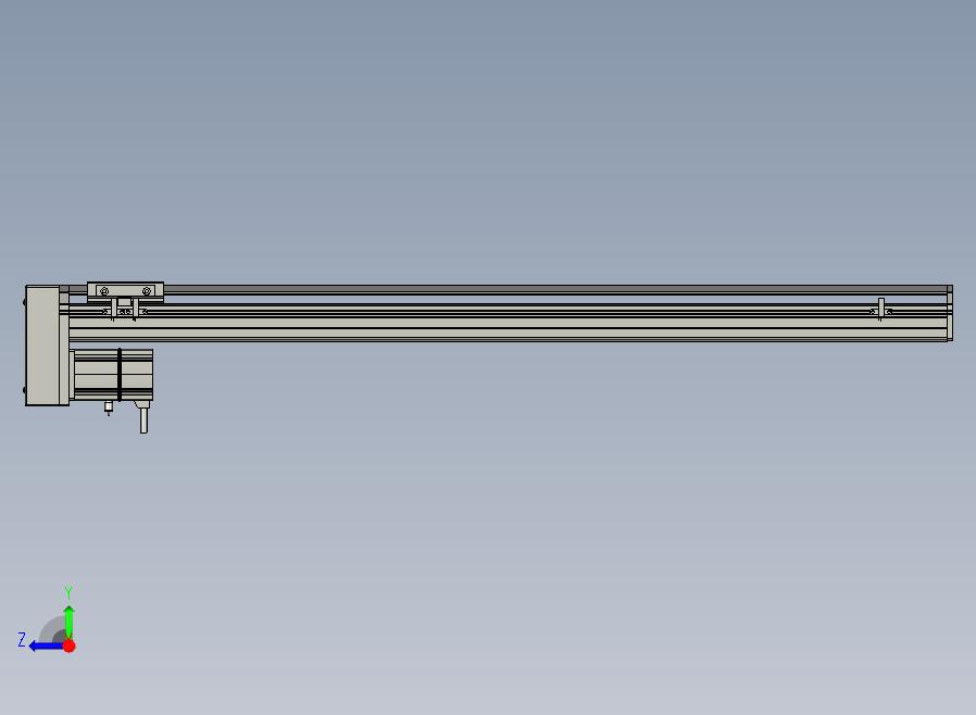 SYS12-850-BM-200W滚珠花健、支撑座、滚珠丝杠、交叉导轨、直线模组.STEP