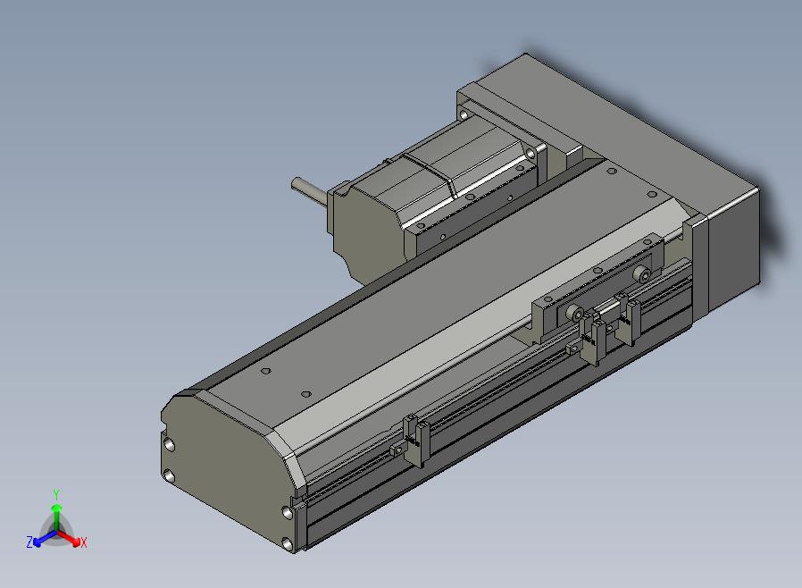 SYS12-BL-100-200W滚珠花健、支撑座、滚珠丝杠、交叉导轨、直线模组.STEP