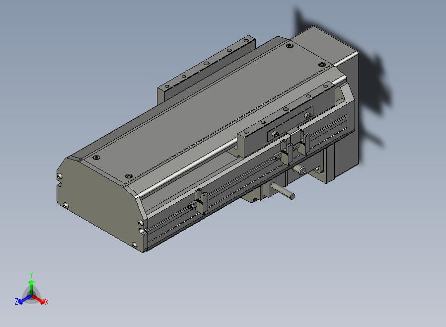 SYS14-100-BM-200W滚珠花健、支撑座、滚珠丝杠、交叉导轨、直线模组.STEP