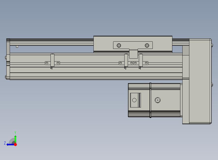 SYS14-100-BM-200W滚珠花健、支撑座、滚珠丝杠、交叉导轨、直线模组.STEP