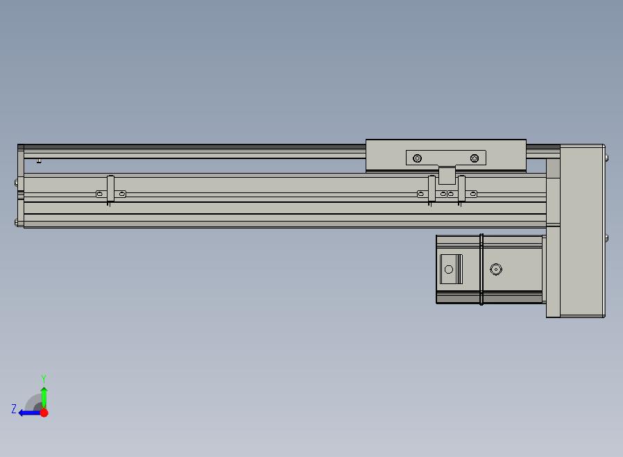 SYS14-250-BM-200W滚珠花健、支撑座、滚珠丝杠、交叉导轨、直线模组.STEP