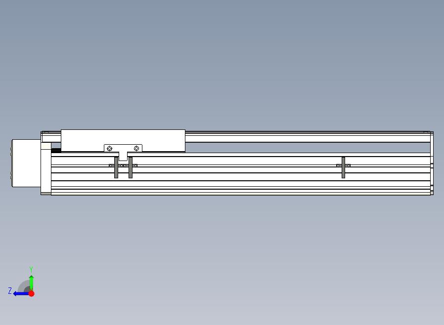 SYS22-400-BR-400W滚珠花健、支撑座、滚珠丝杠、交叉导轨、直线模组