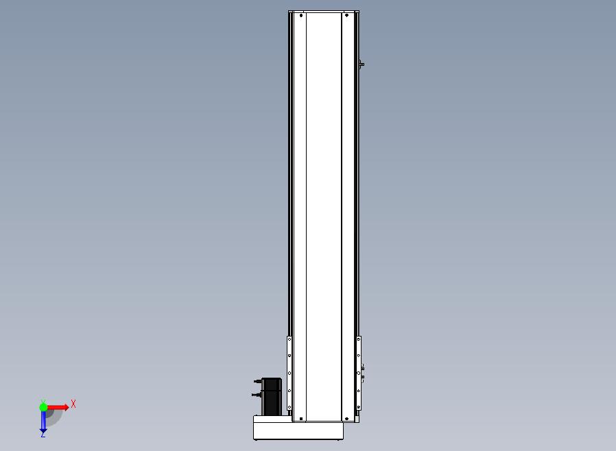 SYS22-950-BR-400W滚珠花健、支撑座、滚珠丝杠、交叉导轨、直线模组