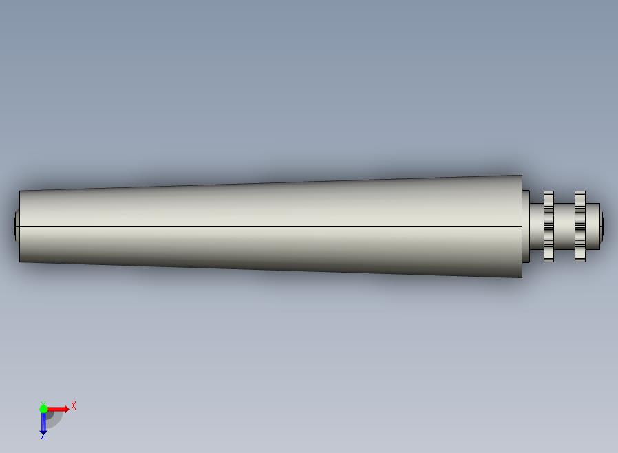 TSD2-FT-08B11T-AGL410-RL350-C1钢制动力锥形双排齿输送滚筒