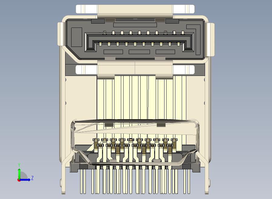 USB接口插件电子元器件