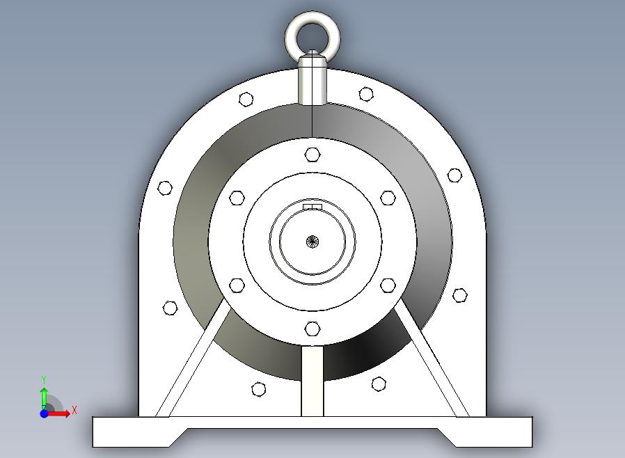 XW(D)型卧式单级外形摆线针轮减速机(天津标准)[XW 7.5-6-1╱11]