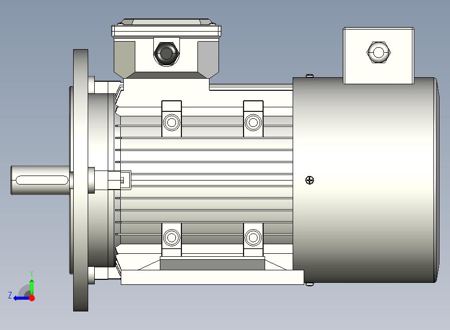 YVF2系列电机B35安装(63～180L)[YVF2-100-4P-3kW-B35]