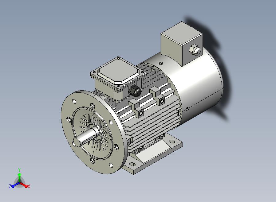 YVF2系列电机B35安装(63～180L)[YVF2-90L-4P-1.5kW-B35]