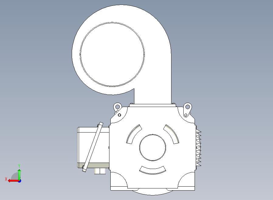 Z4-100~Z4-160卧式 端盖带底脚及凸缘(IMB35)直流电机[Z4-112╱2-1]