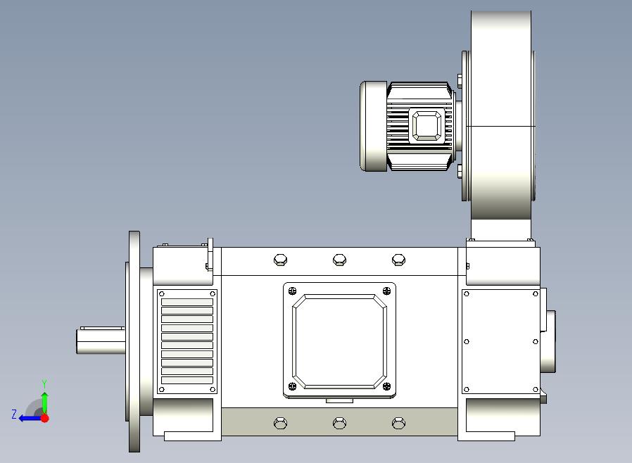 Z4-100~Z4-160卧式 端盖带底脚及凸缘(IMB35)直流电机[Z4-112╱2-1]