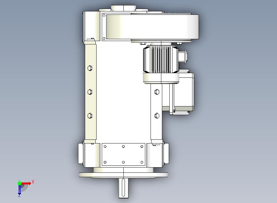 Z4-100~Z4-160卧式 端盖带底脚及凸缘(IMB35)直流电机[Z4-112╱2-1]