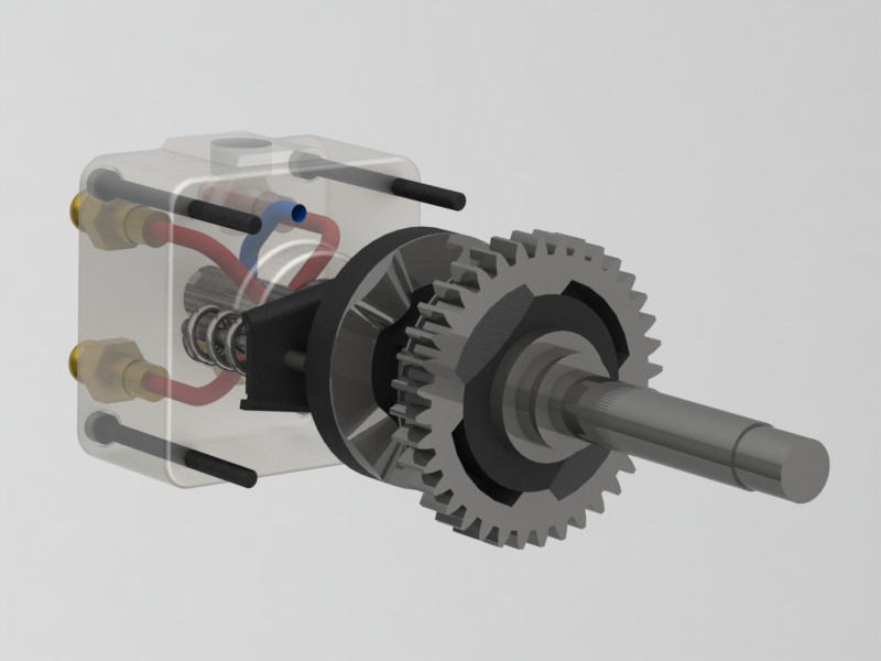 柴油喷射泵KikiBosch机构旋转_rotary