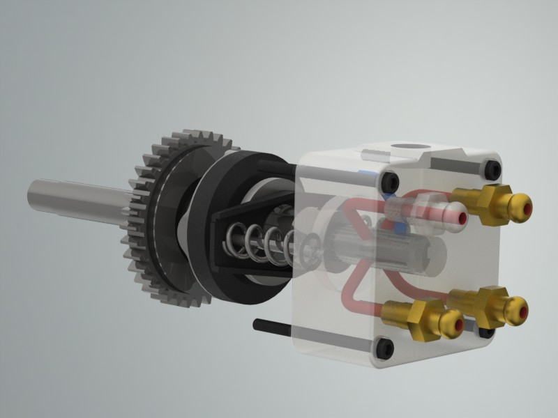 柴油喷射泵KikiBosch机构旋转_rotary