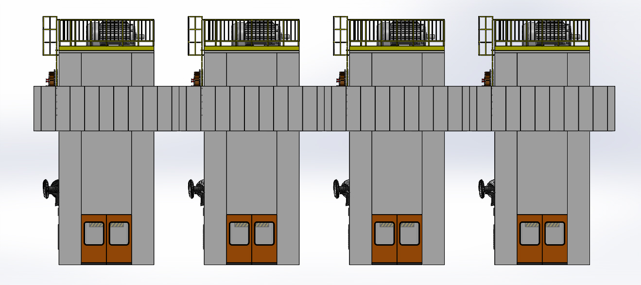 菲尔（FIER）大型冲压机3D数模图纸 Solidworks设计