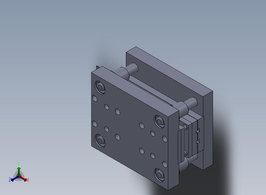 电脑机箱插簧片制作的级进模具