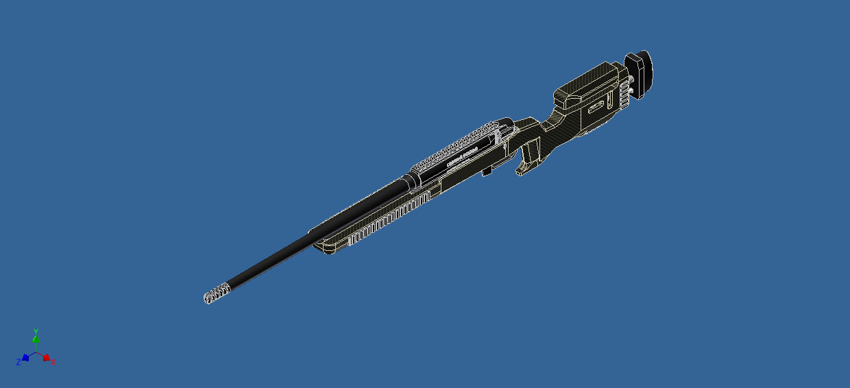 定制螺栓动作步枪。308胜