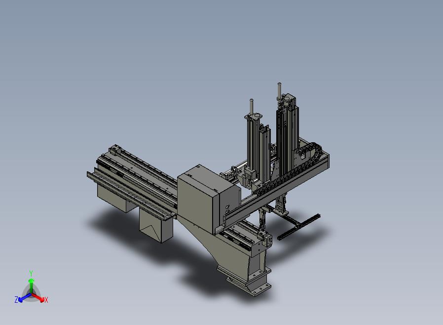 三轴XYZ工业机械臂3D图纸 STEP格式