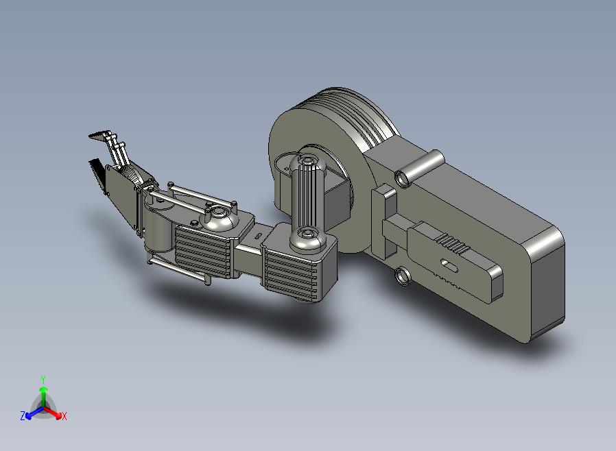 机械臂结构3D图纸+igs+stp格式