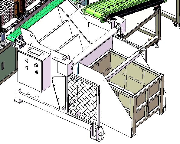 三料斗油管接头铸件摆盘上料3D图纸 x_t格式