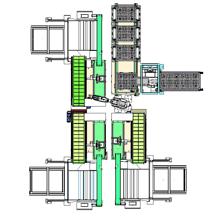 三料斗油管接头铸件摆盘上料3D图纸 x_t格式