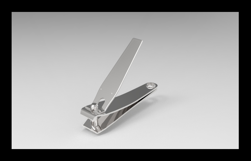 Nail+cutter简易指甲刀模型3D图纸+Solidworks设计