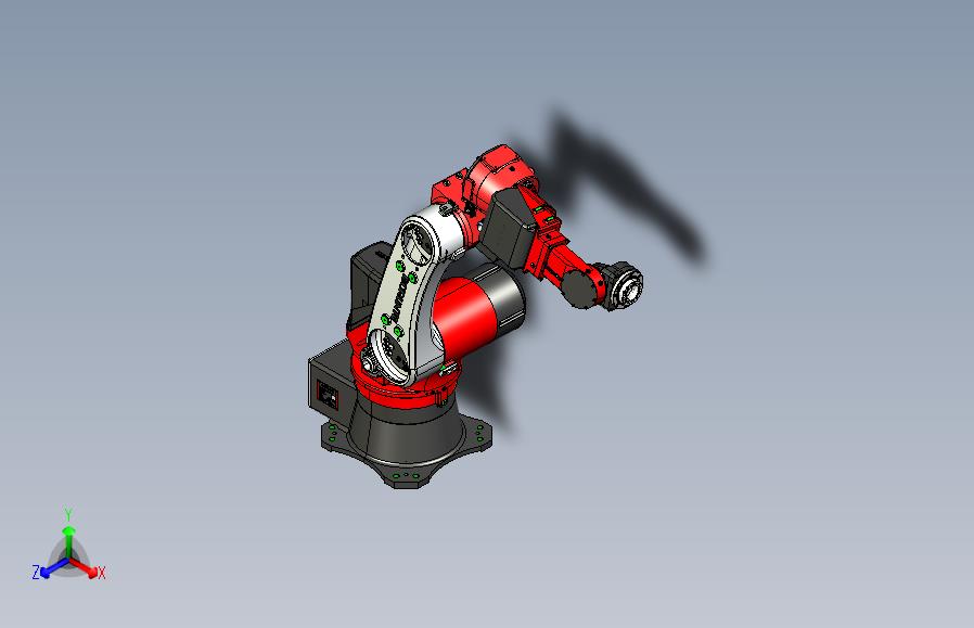 伯朗特（Borunte）BRTIRPH1210A工业机械臂3D数模图纸 STEP格式