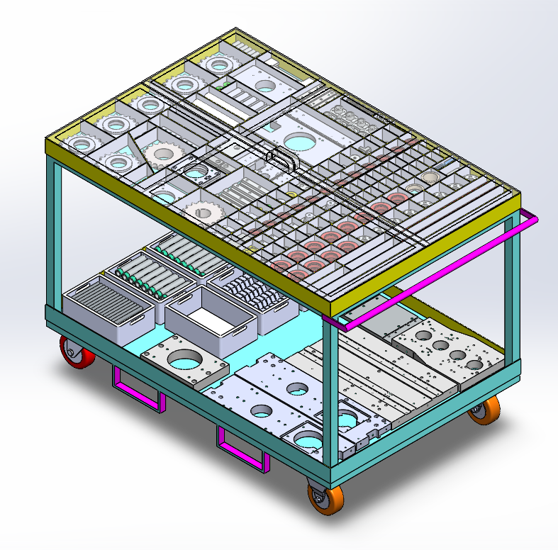 小零件 WIP 物料搬运车