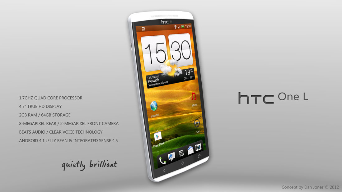 htc one l手机设计概念11