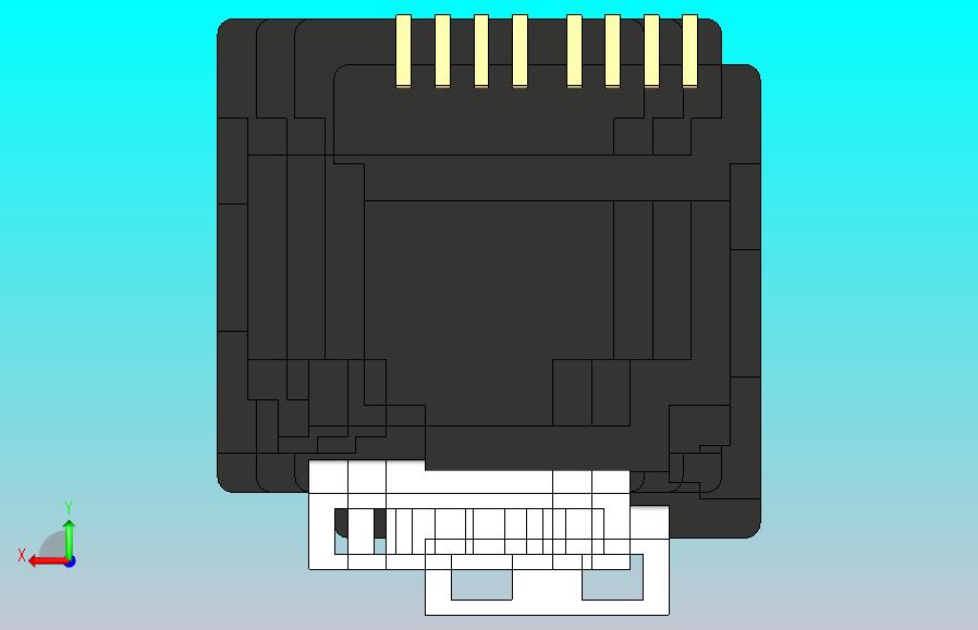 rj45垂直贴片16