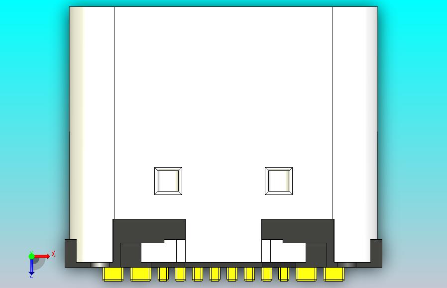 USB C型贴片12pin 11