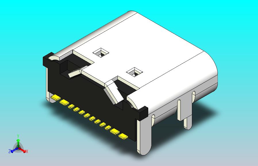 USB C型贴片12pin 11