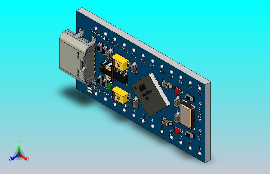 Arduino Pro Micro USB C型12