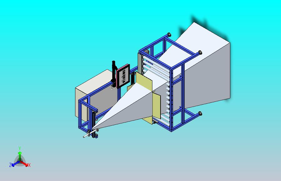 二维码扫描式质量平衡自动检测机3D图纸+STP格式