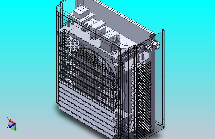 10KW电加热器 3D（SolidWorks设计，提供Sldprt_Sldasm文件）