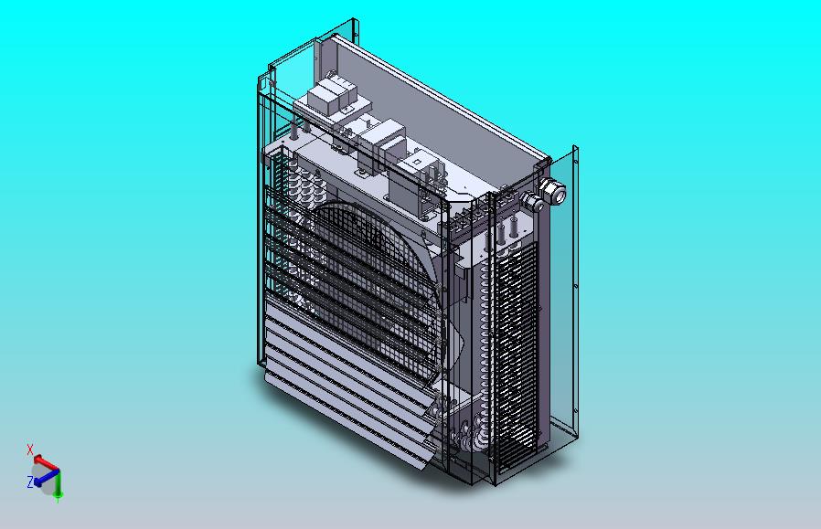 10KW电加热器 3D（SolidWorks设计，提供Sldprt_Sldasm文件）