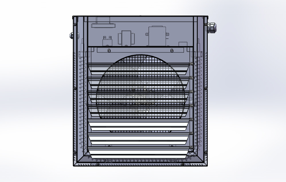 10KW电加热器 3D（SolidWorks设计，提供Sldprt_Sldasm文件）