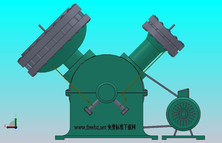 隔膜压缩机三维图-Solidworks