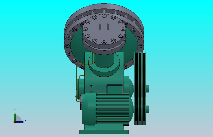 隔膜压缩机三维图-Solidworks