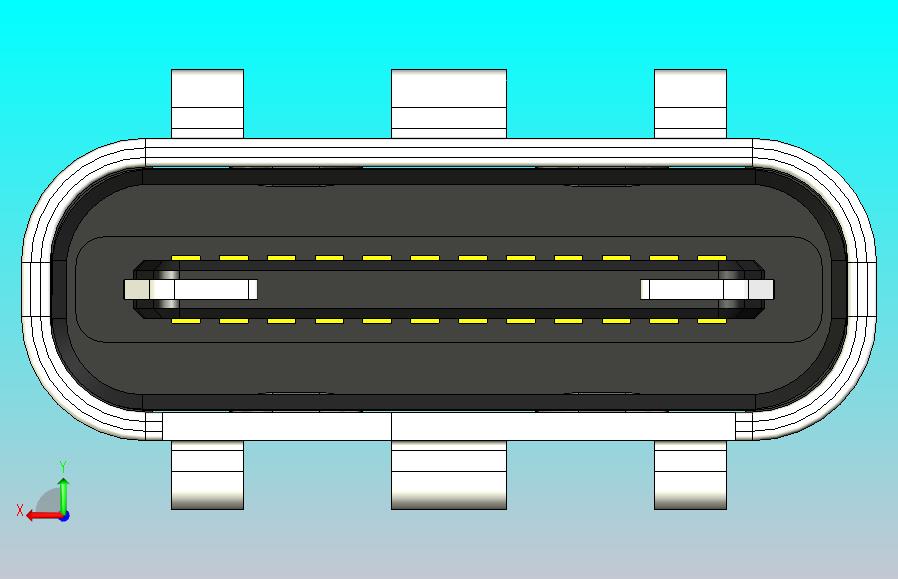 USB Type-C 24P 雌性垂直-110