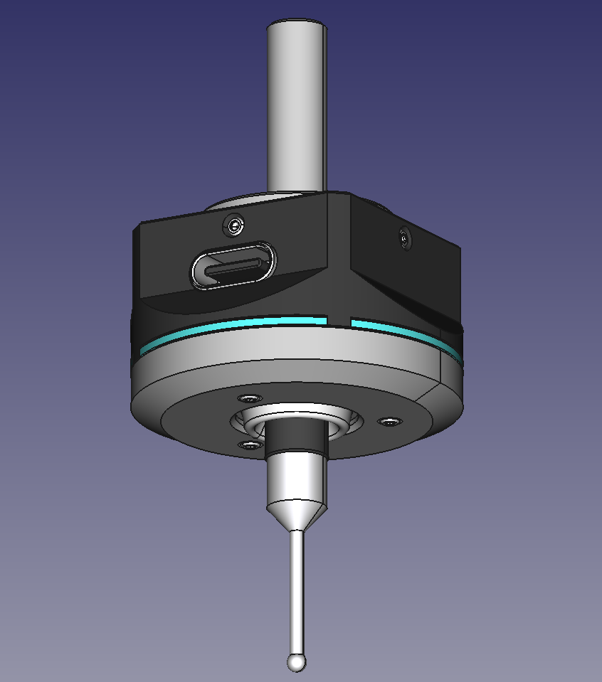 USB-C 6mm-8mm 轴 CNC 触摸探头 17