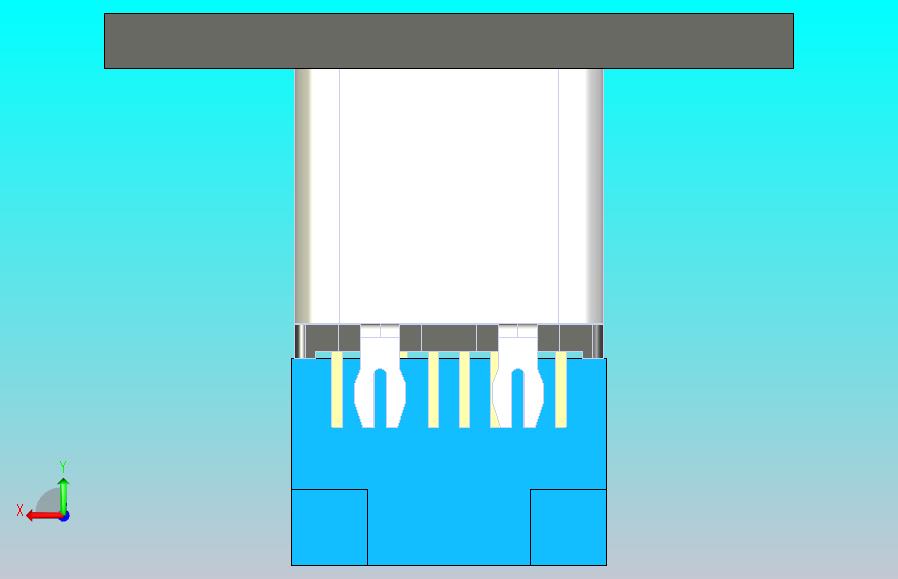 USB-C型母座壁挂式12