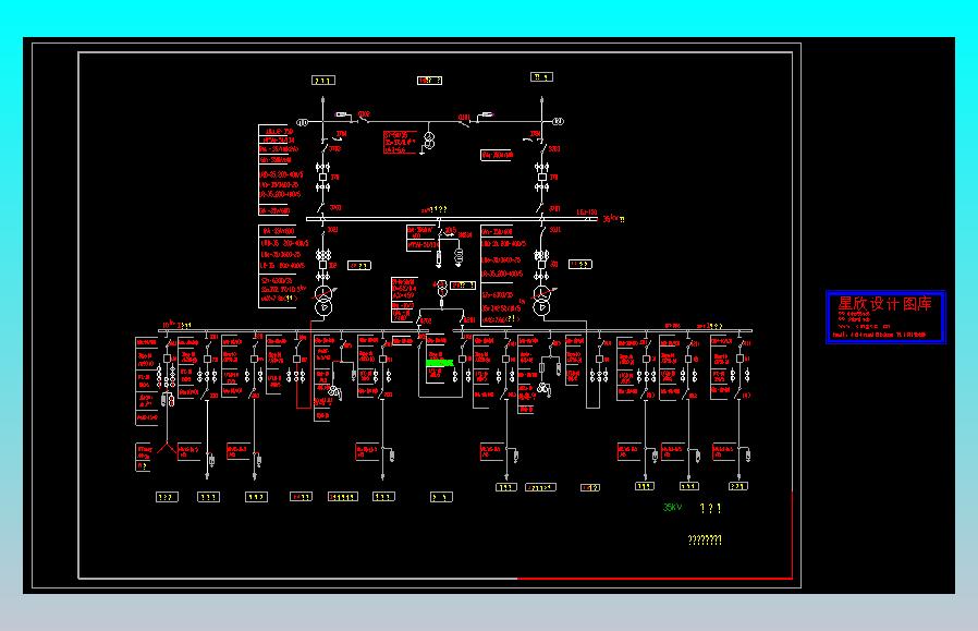 35KV变电所一次系统图