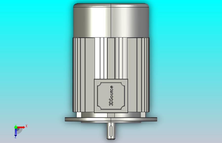 机座带底脚、端盖上有缘（带通孔）电动机 FS80～355_IM B35-80M-2-I西门子电机