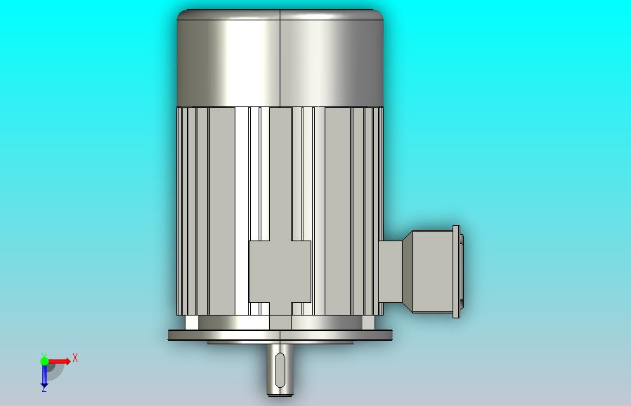 机座带底脚、端盖上有缘（带通孔）电动机 FS80～355_IM B35-90L-2-II西门子电机