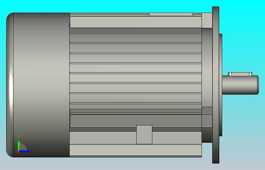 机座带底脚、端盖上有缘（带通孔）电动机 FS80～355_IM B35-90S-2-II西门子电机