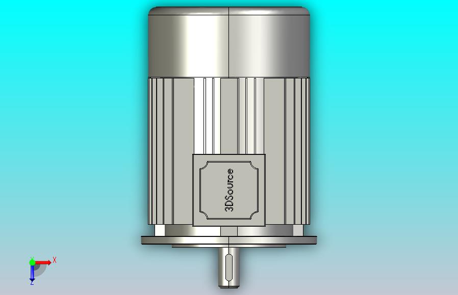 机座带底脚、端盖上有缘（带通孔）电动机 FS80～355_IM B35-90S-2-I西门子电机