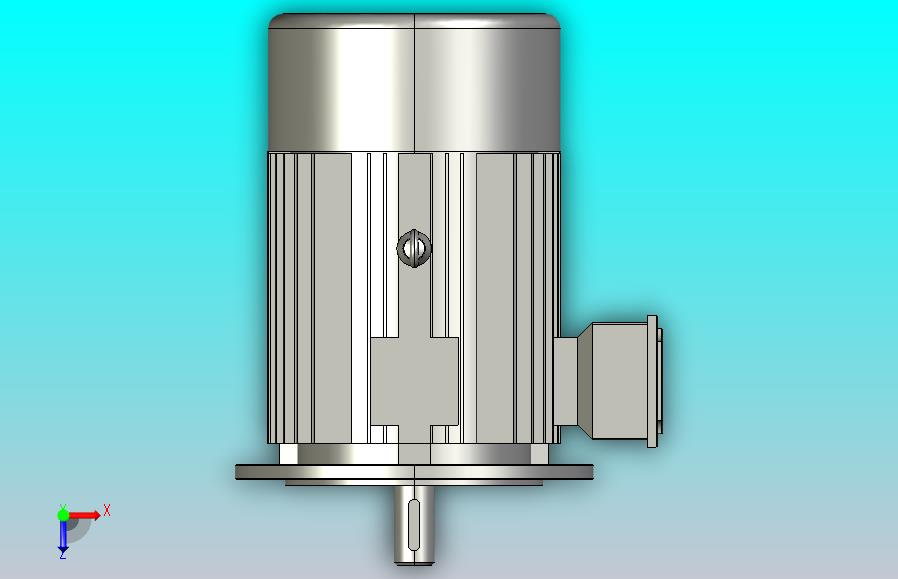 机座带底脚、端盖上有缘（带通孔）电动机 FS80～355_IM B35-100L-2-II西门子电机